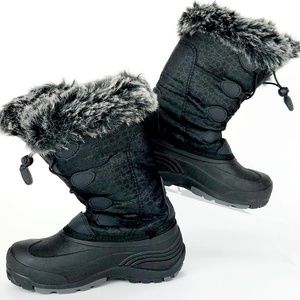 Kamik Faux Fur Waterproof Snow Boots Size 5